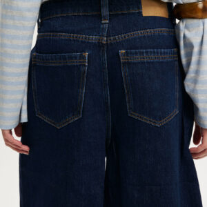 Lyocell Wide Denim Jort