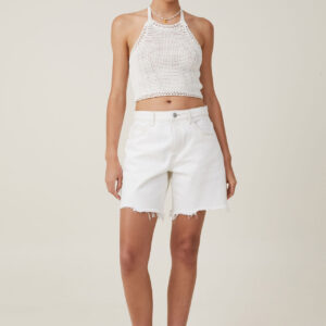 Crochet Scallop Halter Knit