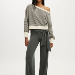 Off Shoulder Sweatshirt