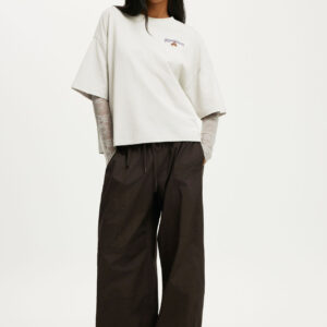 Monchhichi Double Oversized Graphic Tee