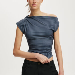 Georgie Off Shoulder Short Sleeve