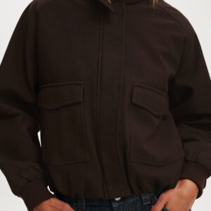 Clover Funnel Neck Bomber