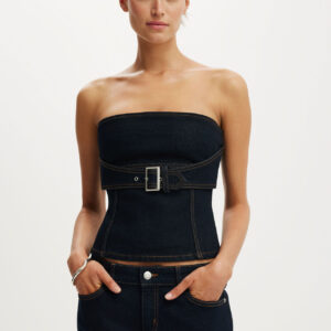 Denim Corset