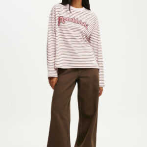 Monchhichi LS Oversized Graphic Tee