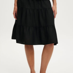Haven Fold Over Midi Skirt