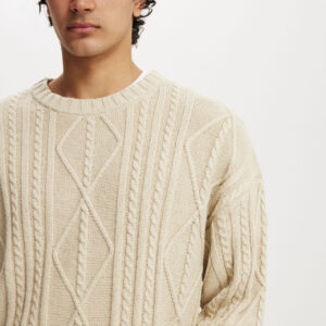 Cable Knit Crew