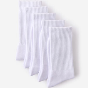 5 Pack Essential Crew Socks