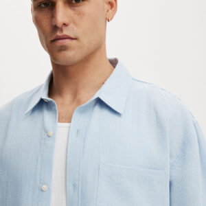 Boxy Fit Short Sleeve Shirt
