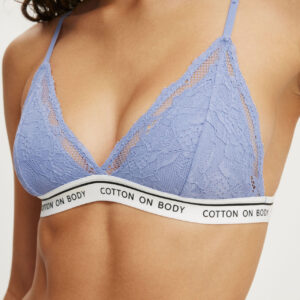 Everyday Lace Triangle Padded Bralette