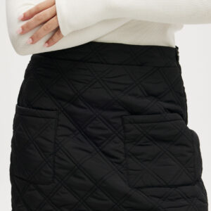 Rhythm Quilted Puffer Mini Skirt