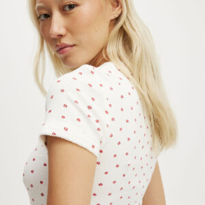 Pointelle Sleep Tee