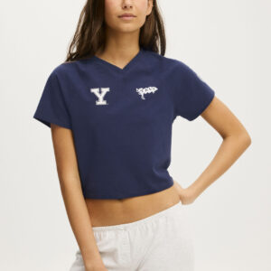 Harvard University V Neck Baby Sleep Tee