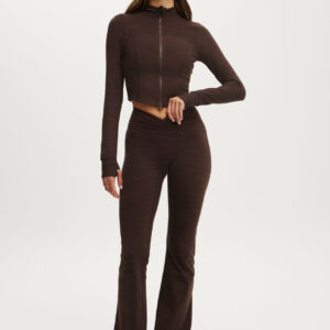 Ultra Soft Contour Long Sleeve Zip Through