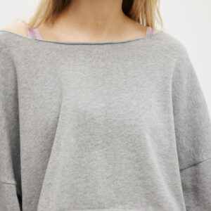 Off The Shoulder Cropped Knit