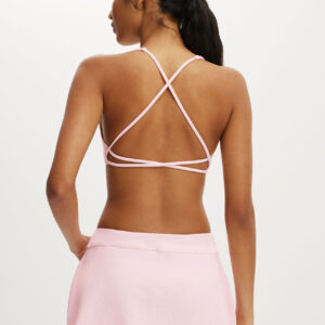 Ultra Soft Deep Plunge Cross Back Crop