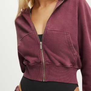 Active Raglan Zip Through Hoodie