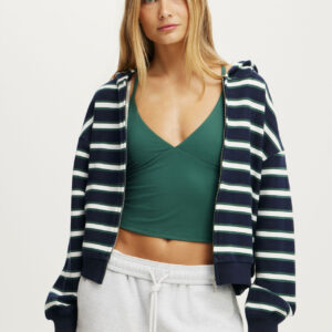 Active Fleece Zip Through Hoodie