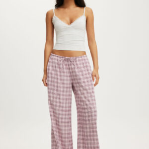 Cloud Soft Wide Leg Flannel Pant