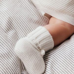 Baby Organic Blend Knit Booties